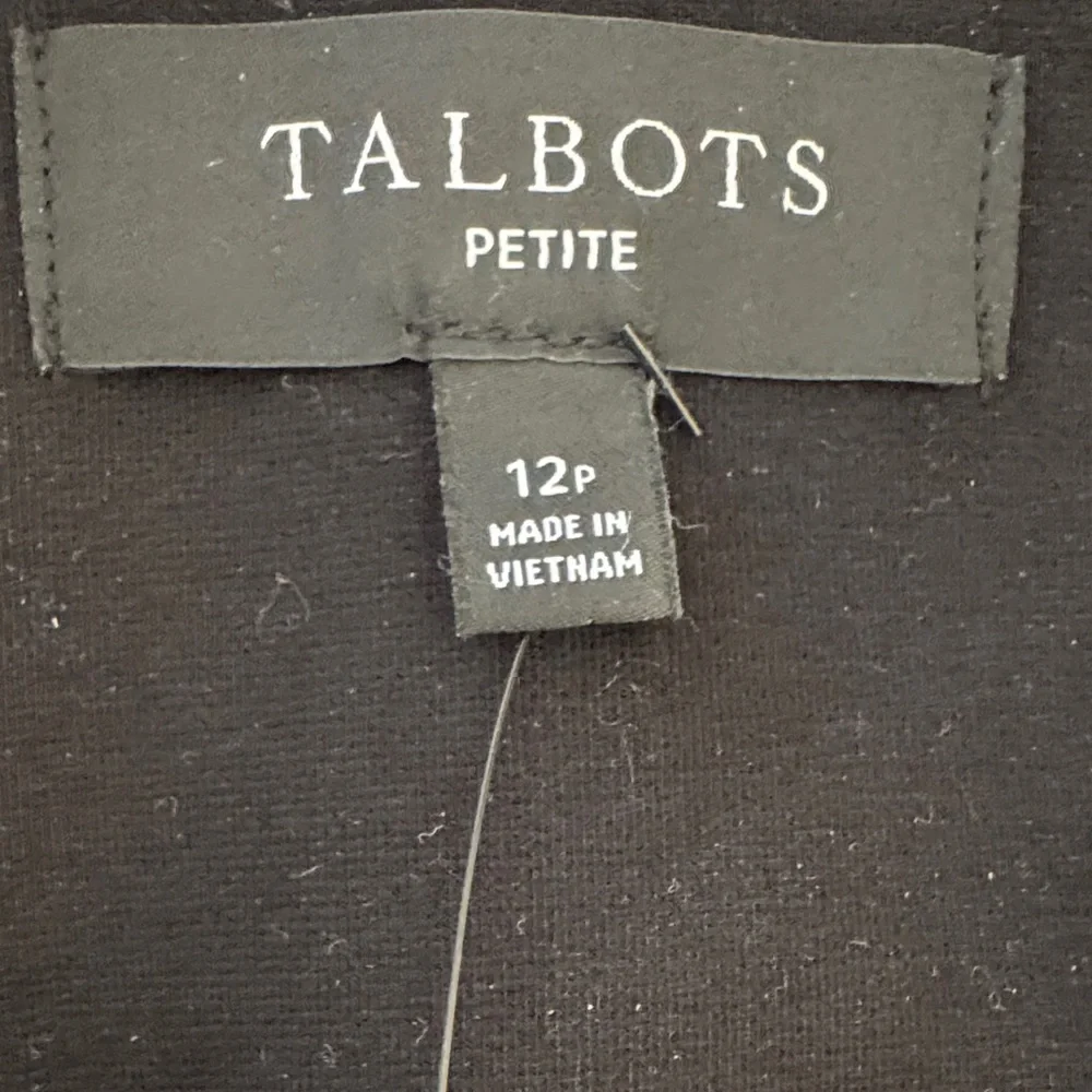 Talbots Black Blazer with Gold Buttons - Picture 3 of 6